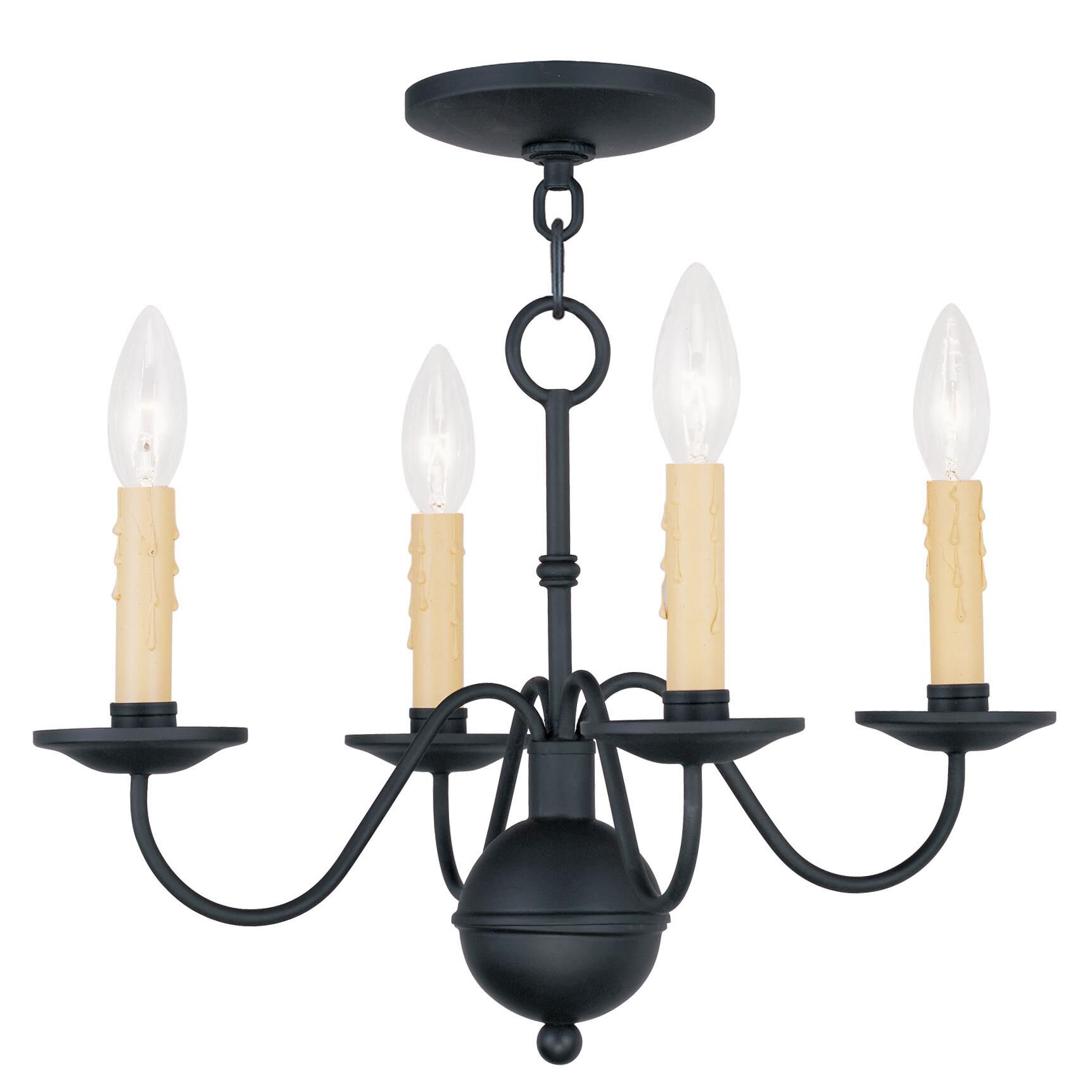 Heritage 16 Inch 4 Light Mini Chandelier by Livex Lighting